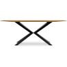 Rechthoekige eettafel - Industrieel ontwerp - Hout en metaal - Danr image 7