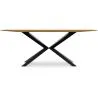 Rechthoekige eettafel - Industrieel ontwerp - Hout en metaal - Danr image 7
