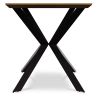 Rechthoekige eettafel - Industrieel ontwerp - Hout en metaal - Danr image 7