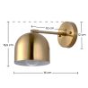 Wandlamp - Goudkleurig Metaal - Bleni image 7