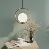 Globe Plafondlamp - Gouden Hanglamp - Glum image 7