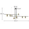 Barras Plafondlamp - LED Hanglamp - Piper image 7