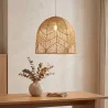 Rotan plafondlamp - Hanglamp Boho Bali Design - Bu image 7