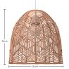Rotan plafondlamp - Hanglamp Boho Bali Design - Bu image 7