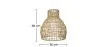Rotan Plafondlamp - Hanglamp Boho Bali Design - Lan image 7