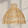 Rotan plafondlamp - Hanglamp Design Boho Bali - Can image 7