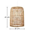 Rotan Plafondlamp - Hanglamp Boho Bali Design - Lian image 7
