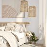 Rotan Plafondlamp - Hanglamp Boho Bali Design - Lian image 7