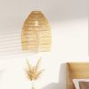 Rotan plafondlamp - Hanglamp Boho Bali Design - 50cm - Puong image 7
