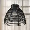 Zwarte Rotan Plafondlamp - Hanglamp Boho Bali Design - Gian image 7