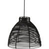 Zwarte Rotan Plafondlamp - Hanglamp Boho Bali Design - Gian image 7