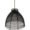 Zwarte Rotan Plafondlamp - Hanglamp Boho Bali Design - Gian image 7
