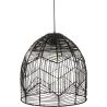Zwarte rotan plafondlamp - Hanglamp Design Boho Bali - Le image 7