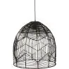 Zwarte rotan plafondlamp - Hanglamp Design Boho Bali - Le image 7