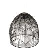 Zwarte rotan plafondlamp - Hanglamp Design Boho Bali - Le image 7