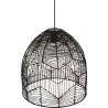 Zwarte rotan plafondlamp - Hanglamp Design Boho Bali - Le image 7
