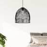 Zwarte rotan plafondlamp - Hanglamp Design Boho Bali - Le image 7