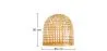 Bamboe plafondlamp - Design hanglamp Boho Bali - Thi image 7