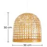 Bamboe plafondlamp - Design hanglamp Boho Bali - Thi image 7