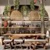 Rotan Plafondlamp - Hanglamp Design Boho Bali - 40cm - Hoa image 7