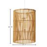 Rotan plafondlamp - Hanglamp - Boho Bali Design - An image 7
