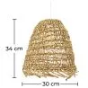 Rotan plafondlamp - Hanglamp Design Boho Bali - Linei image 7