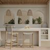 Rotan plafondlamp - Hanglamp Design Boho Bali - Linei image 7