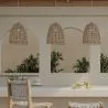 Rotan plafondlamp - Hanglamp Design Boho Bali - Linei image 7