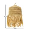 Raffia Plafondlamp - Design Hanglamp Boho Bali - Lanui image 7