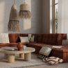 Raffia Plafondlamp - Design Hanglamp Boho Bali - Lanui image 7