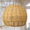 Rotan plafondlamp - Hanglamp Design Boho Bali - Paon image 7