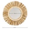 Wandspiegel - Rond Design Boho Bali (60 cm) - Loi image 7