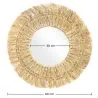 Wandspiegel - Rond Design Boho Bali (56 cm) - Ais image 7