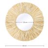 Wandspiegel - Rond Boho Bali Design (60 cm) - Grel image 7