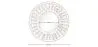 Wandspiegel - Rond Design Boho Bali Wit (60 cm) - Lenai image 7