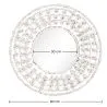 Wandspiegel - Rond Design Boho Bali Wit (60 cm) - Lenai image 7