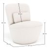 Design Fauteuil - Bekleed met Bouclé Stof - Carla image 7