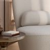 Design Fauteuil - Bekleed met Bouclé Stof - Carla image 7