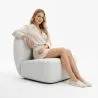 Design Fauteuil - Bekleed met Bouclé Stof - Loraine image 7