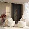 Modern Design Fauteuil - Bekleed met Bouclé stof - Melanie image 7