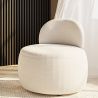 Modern Design Fauteuil - Bekleed met Bouclé stof - Melanie image 7