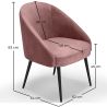 Design fauteuil - bekleed met fluweel - Wasda image 7