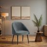 Design fauteuil - bekleed met fluweel - Wasda image 7