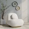 Bouclé stoffen fauteuil - Larry image 7