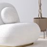Bouclé stoffen fauteuil - Larry image 7