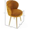 Design fauteuil - bekleed met fluweel - Yuna image 7