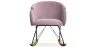 Schommelstoel met armleuningen - bekleed met fluweel - Freia image 7