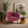 Fauteuil met armleggers - Bekleed met fluweel - Nuba image 7