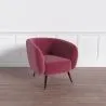 Fauteuil met armleggers - Bekleed met fluweel - Nuba image 7