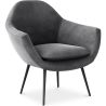 Fauteuil met armleuningen - Bekleed met fluweel - Eila image 7